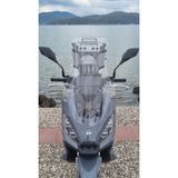 Motocam Yuki Xway 125 Ön Cam 2023-2026 Model 65 cm Siyah Renkli 4 mm Orta Boylu Motosiklet Rüzgarlık