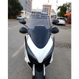 Motocam Zontes 350 E Ön Cam 2022-2023 Model 70 cm Füme Renkli 4 mm Motosiklet Rüzgarlık