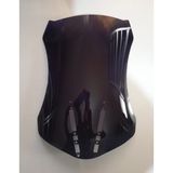 Motocam Zontes ZT 350 T2 Ön Cam 2025-2026 Model 55 cm Siyah Renkli 3 mm Motosiklet Rüzgarlık