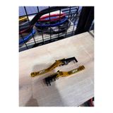 motoegzozcu Honda PCX Uyumlu Ayarlanabilir Spor Manet Gold