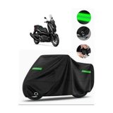 MotoEN Yamaha 2025 XMAX 250 Tech MAX Arka Çanta Uyumlu Premium Motosiklet Brandası(Kilit Uyumlu)Siyah-Gri