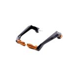 MotoExpress Universal Motosiklet Manet Elcik Koruma Karbon Turuncu