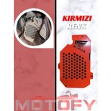 Motofy HONDA PCX 125 2021 2024 METAL RADYATÖR KORUMA DEMİRİ KIRMIZI