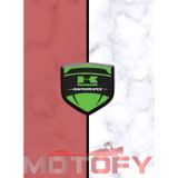 Motofy KAWASAKİ 3D KABARTMALI SİPERLİK CAMI STİCKER YEŞİL