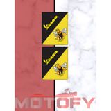 Motofy VESPA 3D DAMLA LOGO 2 Lİ STİCKER SARI