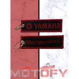 Motofy YAMAHA ÖRME KUMAŞ DOKUMA ANAHTARLIK SİYAH