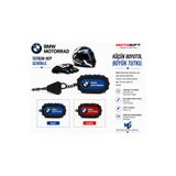 Motogift BMW Motorrad Logolu Zincir Detaylı Motosiklet Anahtarlığı