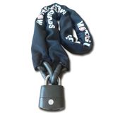 Motoguards Grade80 13mm Kesilmez Motosiklet Zinciri, Y Protector Boron Asma Kilit, Siyah (200CM)