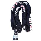 Motoguards Grade80 13mm Kesilmez Motosiklet Zinciri, YL Lamine Boron Asma Kilit, Siyah (200CM)