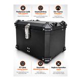 MOTOKIT 57 LİTRE UNİVERSAL ALÜMİNYUM STANDART MOTOSİKLET ÇANTASI SİYAH 201102010103