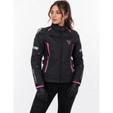 Motokit Crazybull Carmen Pembe Kadın 4 Mevsim 3 Katmanlı Korumalı Reflektörlü Motosiklet Montu