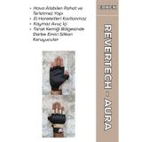 MOTOKIT Revertech Aura Krem / Yarım Parmak - Kaymaz Avuç İçi Özellikli Motosiklet Eldiveni (Erkek)