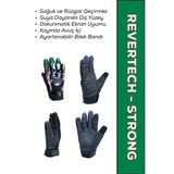Motokıt Revertech Strong Joker / Su Ve Rüzgar Geçirmez Kışlık Motosiklet Eldiveni + Buff Hediyeli