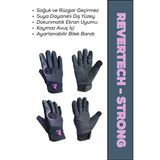 Motokıt Revertech Strong Pink Circle / Su Ve Rüzgar Geçirmez Kışlık Motosiklet Eldiveni + Buff Hediyeli