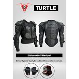 Motokit Turtle Body Armor – Tam Vücut Korumalı Motosiklet Body Armour + Eldiven ve Buff Hediyeli