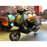 Motolüx Latte 6 Akülü Elektrikli Motosiklet Yeşil Renk