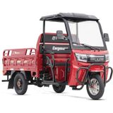 Motolüx Motolux Cargo 54000 Üç Tekerlekli Elektrikli Motosiklet 72V - 58 Ah Batarya 512 Kg Taşıma Kapasitesi - Kırmızı