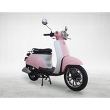 Motolüx Motolux Vintage 50CC Scooter Motosiklet - Kırmızı - Beyaz