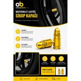 Motolüx Rossi Ön Arka Lastik Sibop Kapağı Sarı 2 Adet 30791
