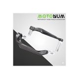 Motonum Arora Max Pro 125 Manet Koruma Karbon Desenli-Gümüş Dekorlu-Mkm33089