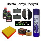 Motonum Cf Moto SR 250 Ön Arka Fren Balata takımı ve Bakım Seti Motul 5100