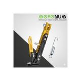 Motonum Honda Forza 250 Yükseklik Ayarlı Metal Yan Sehpa-Sarı Detaylı-Ayk0790