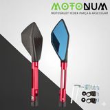Motonum Sym Joymax 250 Modifiye Ayna-Kırmızı Renk-A02893