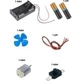 Motor Deney Seti - Ortaokul Deney Seti Fen Dersi Deneyi Elektirik Deneyi