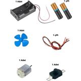 Motor Deney Seti - Ortookul Deney Seti Fen Dersi Deneyi Elektirik Deneyi