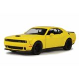 Motor Max 1:24 2018 Dodge Challenger SRT Hellcat Widebody Die-Cast Sarı Model Araba