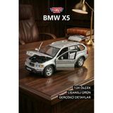 Motor Max 1:24 Bmw X5 Diecast Model Araba - Metal Koleksiyonluk Araç - Gümüş Gri