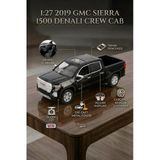 Motor Max 1:27 2019 Gmc Sierra 1500 Denali Crew Cab Siyah Lisanslı Diecast Metal Model Araba Vitrin