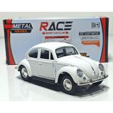 Motor Max 1:36 Volkswagen Beetle Beyaz (Çek Bırak Metal Model)