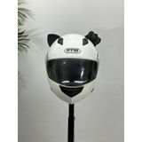Motor & Motosiklet Siyah Fiyonklu Siyah Kedi Kulak Kask Dış Aksesuarı Diğer