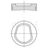 Motor Piston Segman 0.50 Polo 1.6 Aee 77.01