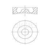 Motor Piston Segman 050 Focus P308 P3008 P508 P5008 C4 Ds5 Ds4 1.6hdı Tdcı DV6C Euro5