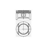 Motor Piston Segman Std Astra-corsa-merıva 01 Z1/ 4xep Euro4 73.4