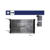 Motor Radyatoru Passat A4 A6 1.6 1.8T 1.9Tdı 97-01 - Mahle Cr 647 000S