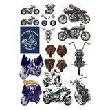 Motor Sticker Set-2 15 Parça Telefon, Tablet, Defter, Laptop Sticker