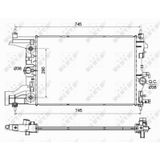 MOTOR SU RADYATORU A.T ASTRA J 10-19 A16XER - B16XER CRUZE J300 CRUZE J305 F16D 58039816 NRF 53122