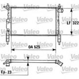 Motor Su Radyatörü Klıma Harıç M.T Astra F 14nv - 14se - C14se - C14nz - X14nz - Valeo 730975