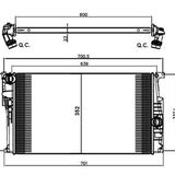 Motor Su Radyatoru Man/sanz (klımalı/sız) Bmw N13 N47 N B37 B47 F20 F30 F32 F34 I3