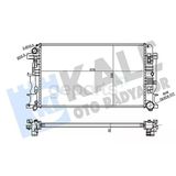 Motor Su Radyatoru Mercedes Sprınter B906 . Vw Crafter 30-35-50 678x398x32