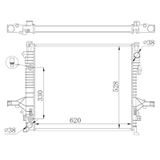 Motor Su Radyatoru Volvo Xc90 I At 620×528×42 05-14 - Nrf 550019
