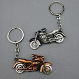 Motor Tasarımlı Metal Anahtarlık - Klasik Motosiklet Modeli