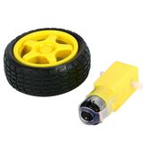 Motor Ve Tekerlek Seti 6v 250rpm Arduino