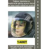 #Motoraksesuar Universal Açık Tam Yarım Motor Kaskı Uyumlu Görüş Açısı Koruyucu Yağmur Kaydırıcı