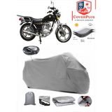 Motoran mt 150 Branda Gri Arka Çanta Uyumlu(Topcase) Motosiket Brandası Motor Örtüsü Çadır Su Geçirmez Motosiklet Kılıfı Motor Brandası,lastikli,taşıma Torbalı