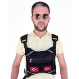 Motorcu Göğüs Çantası Reflektörlü Su Geçirmez Avcı Tüm Bedenlere Uyar
