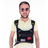 Motorcu Göğüs Çantası Reflektörlü Su Geçirmez Kan Grubu 0Rh+